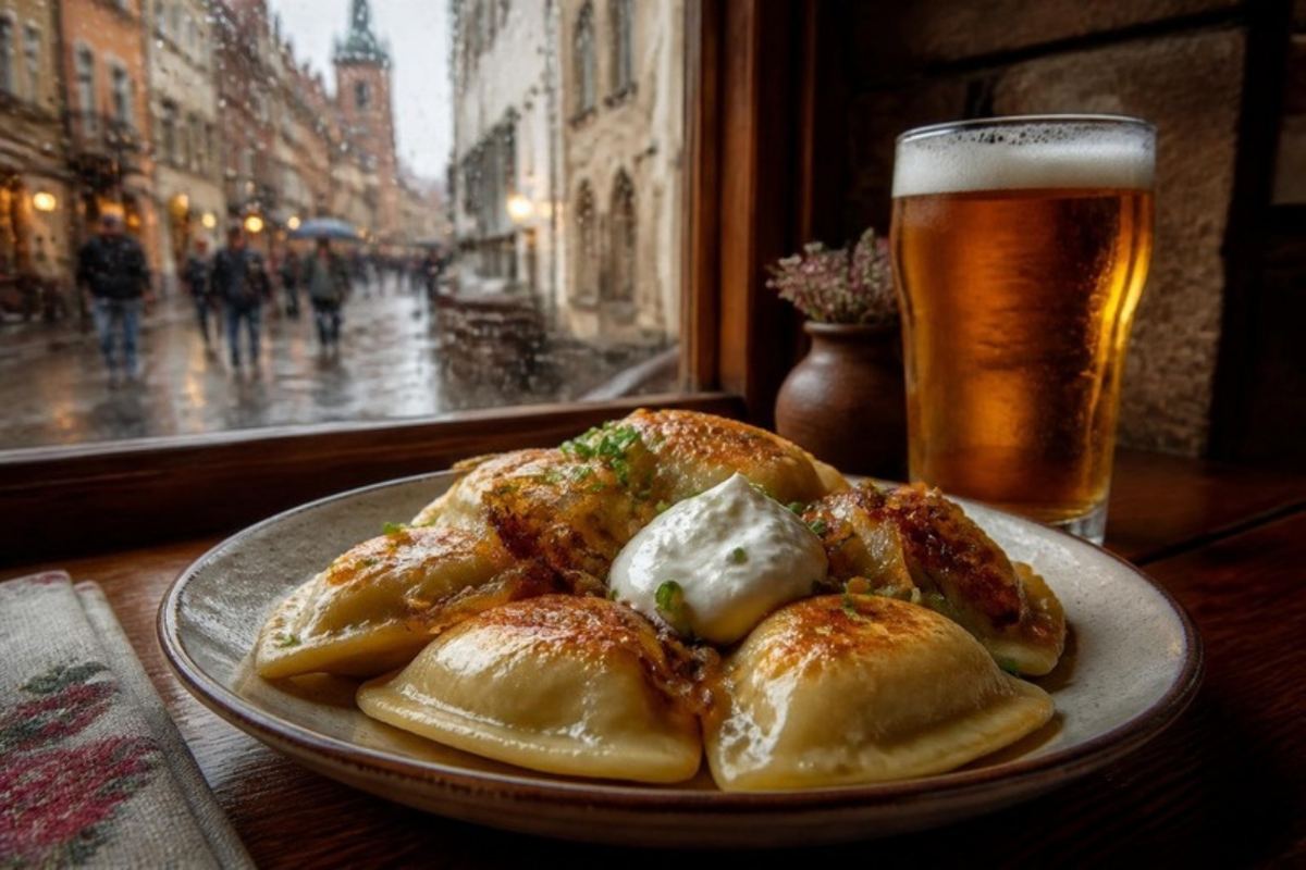 Pierogi og bjór