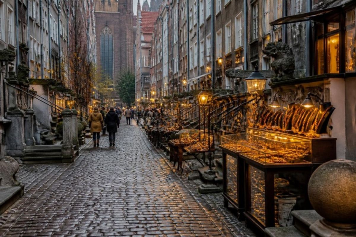 Mariacka-gatan í Gdańsk